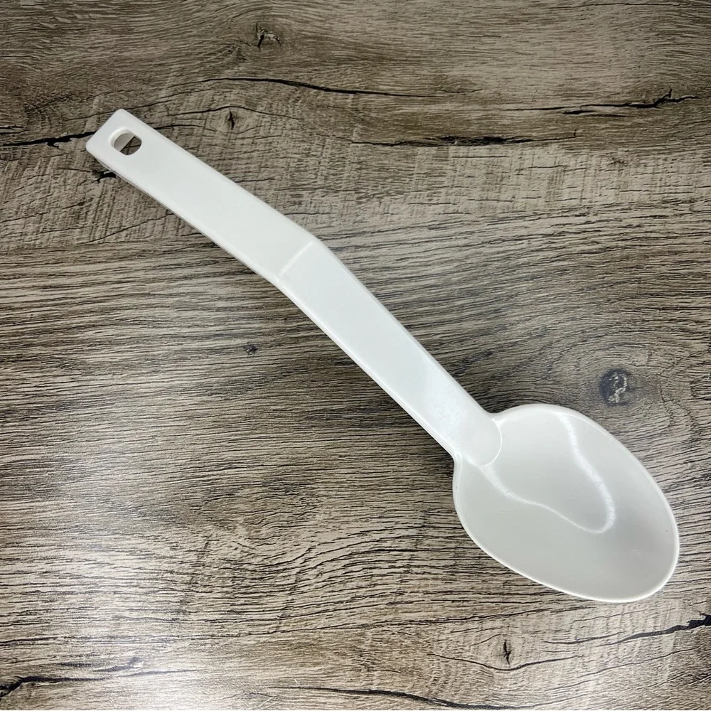 Vintage EKCO USA Nylon Cream Top Milk‎ Separator Spoon Ladle Ivory 9.5